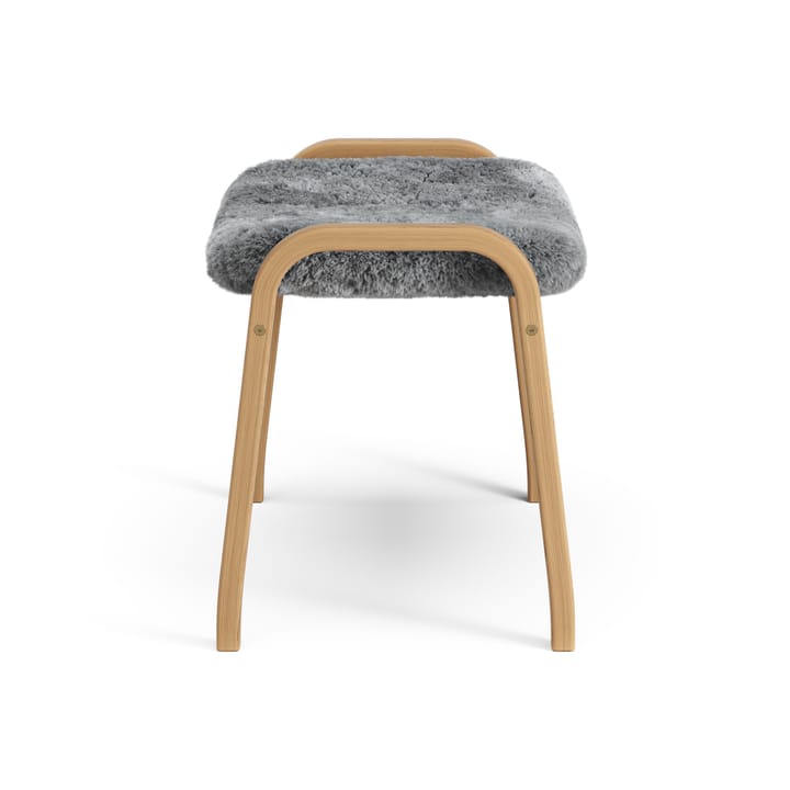 Lamino jalkarahi öljytty tammi/lampaannahka , Scandinavian Grey (harmaa) Swedese
