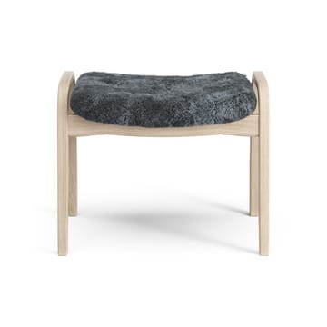 Lamino jalkarahi valkopigmentoitu tammi/lampaannahka  - Charcoal (tummanharmaa) - Swedese
