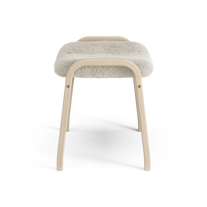 Lamino jalkarahi valkopigmentoitu tammi/lampaannahka , Moonlight (beige) Swedese