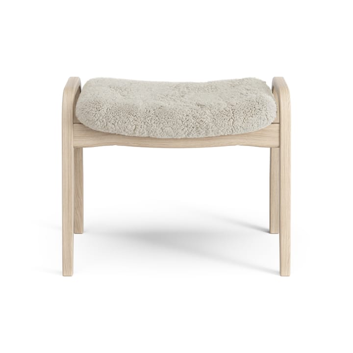 Lamino jalkarahi valkopigmentoitu tammi/lampaannahka , Moonlight (beige) Swedese