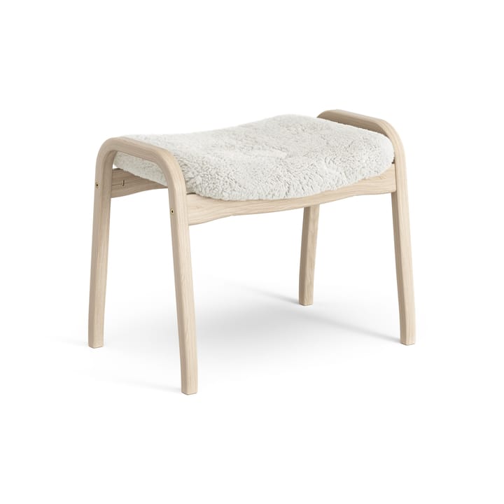 Lamino jalkarahi valkopigmentoitu tammi/lampaannahka , Offwhite (valkoinen) Swedese