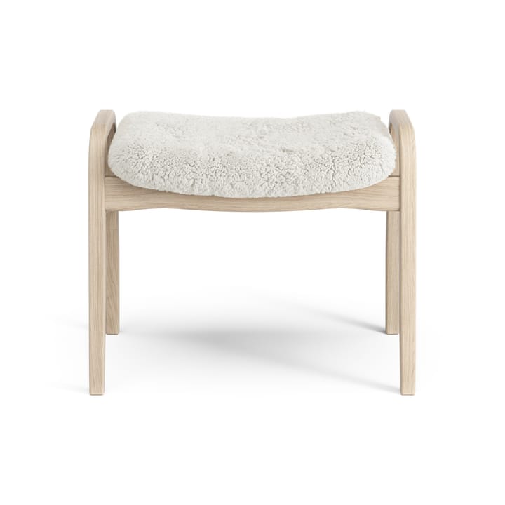 Lamino jalkarahi valkopigmentoitu tammi/lampaannahka , Offwhite (valkoinen) Swedese