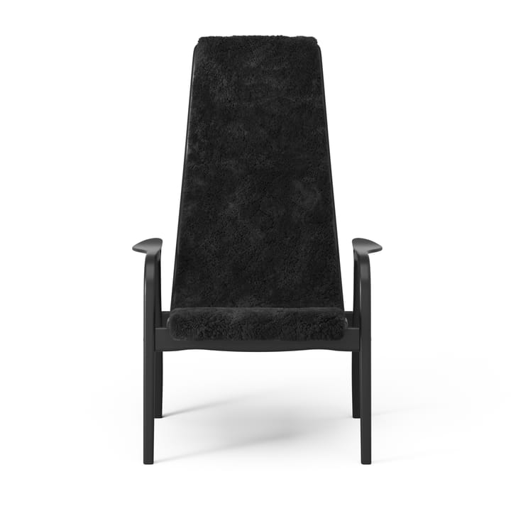 Lamino nojatuoli ja jalkarahi Black Edition, Musta Swedese