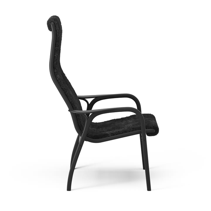 Lamino nojatuoli ja jalkarahi Black Edition, Musta Swedese