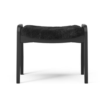 Lamino nojatuoli ja jalkarahi Black Edition - Musta - Swedese