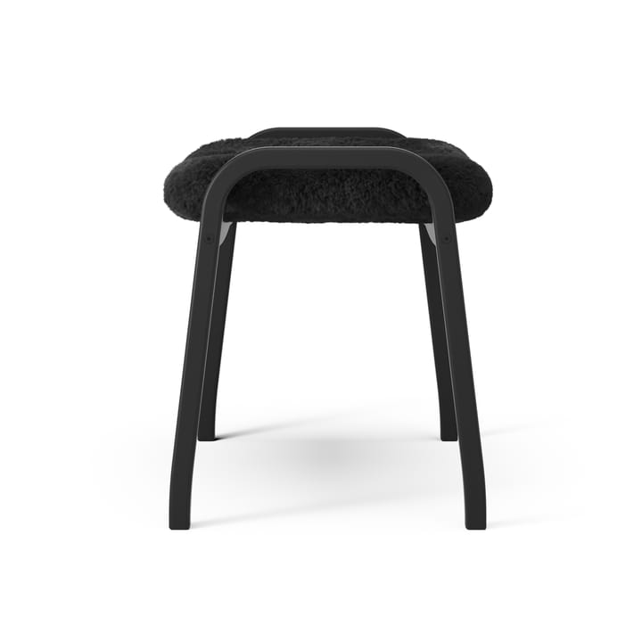 Lamino nojatuoli ja jalkarahi Black Edition, Musta Swedese