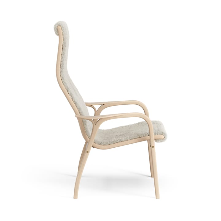 Lamino nojatuoli lakattu pyökki/lampaannahka, Moonlight (beige) Swedese