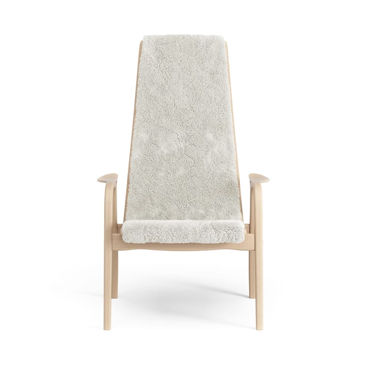 Lamino nojatuoli lakattu pyökki/lampaannahka, Offwhite (valkoinen) Swedese