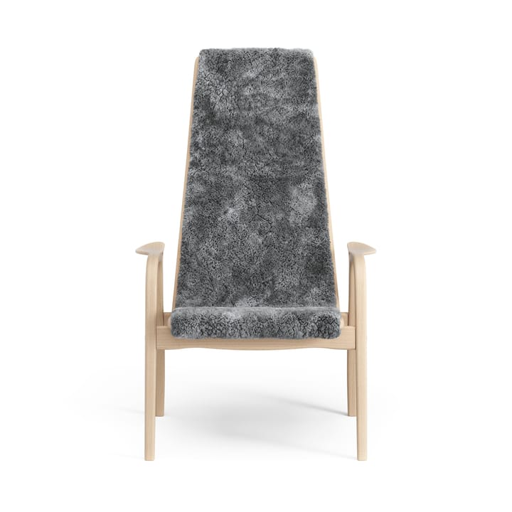 Lamino nojatuoli lakattu pyökki/lampaannahka, Scandinavian Grey (harmaa) Swedese