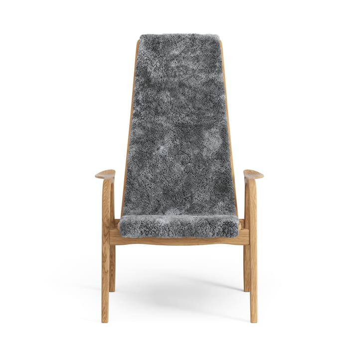 Lamino nojatuoli öljytty tammi/lampaannahka , Scandinavian Grey (harmaa) Swedese