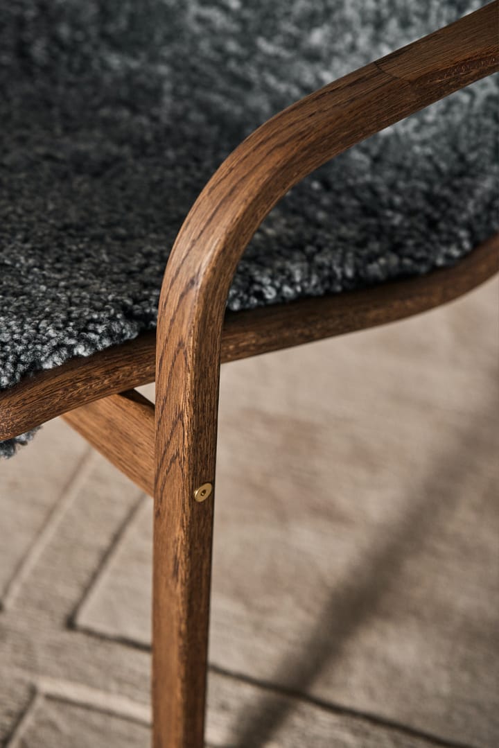 Lamino nojatuoli tammi/lampaannahka Special Edition, Rubio Monocoat Chocolate-Charcoal Swedese