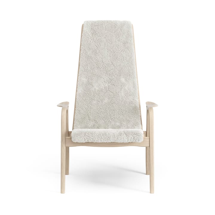 Lamino nojatuoli valkopigmentoitu tammi/lampaannahka, Offwhite (valkoinen) Swedese