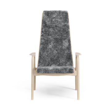 Lamino nojatuoli valkopigmentoitu tammi/lampaannahka - Scandinavian Grey (harmaa) - Swedese