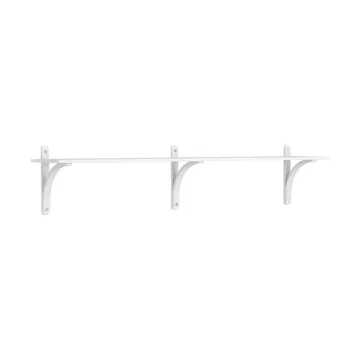 Levi hylly 1 hyllytaso - Valkolakattu saarni-alumiini, 180 cm - Swedese