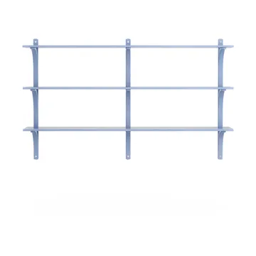 Levi hylly 3 hyllytasoa - ILKE Blue-aluminium, 180 cm - Swedese