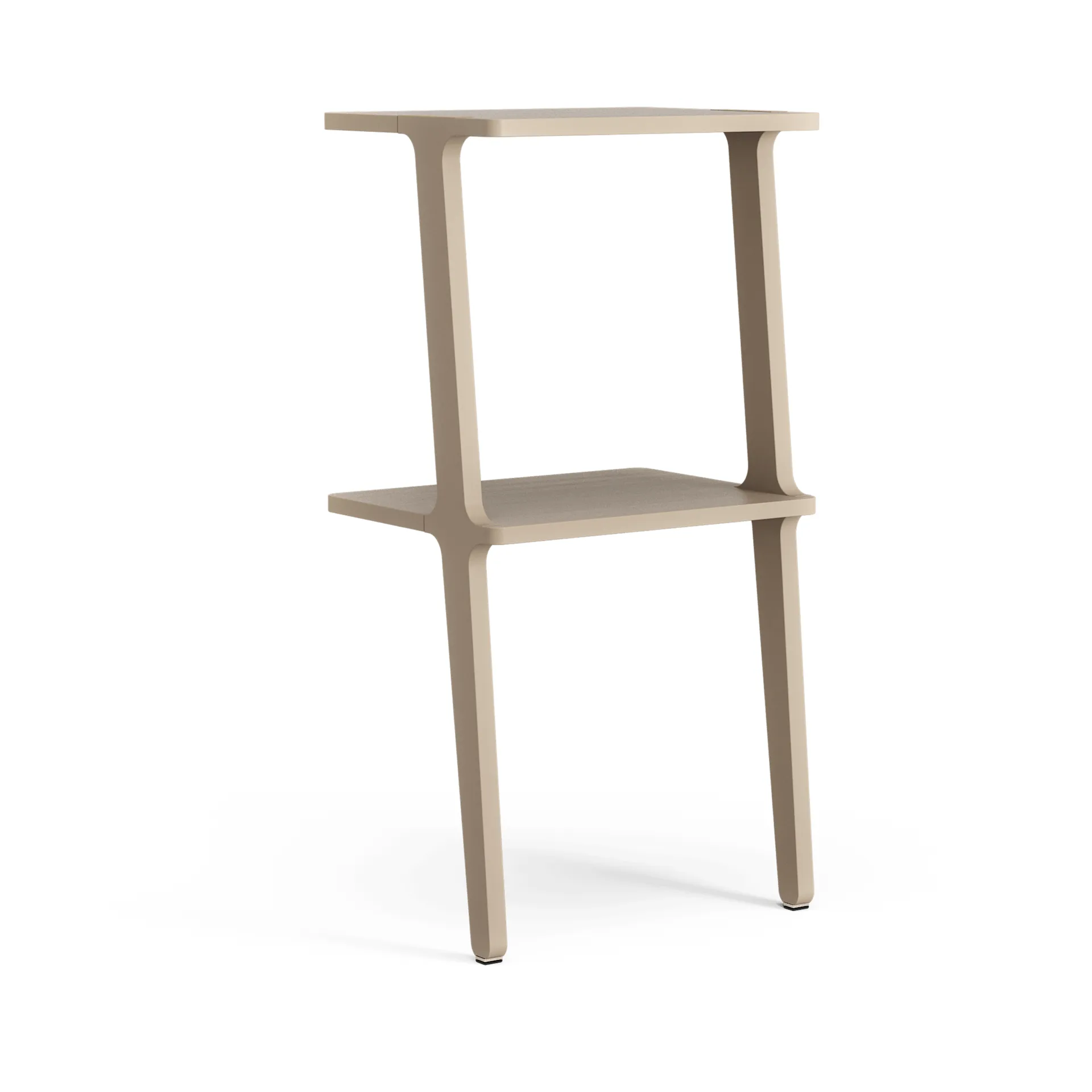 Libri hylly 2 hyllytasoa, Saarni lakattu nutmeg (ruskea) Swedese