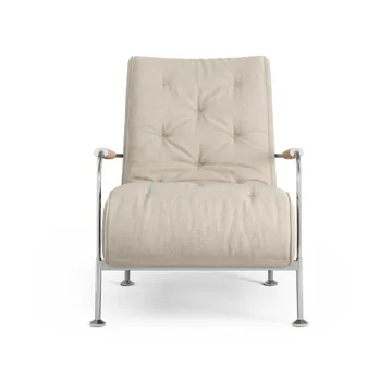 Serpentine nojatuoli - Kangas Romo Linara Rye-krom-tärnsjö Nature - Swedese