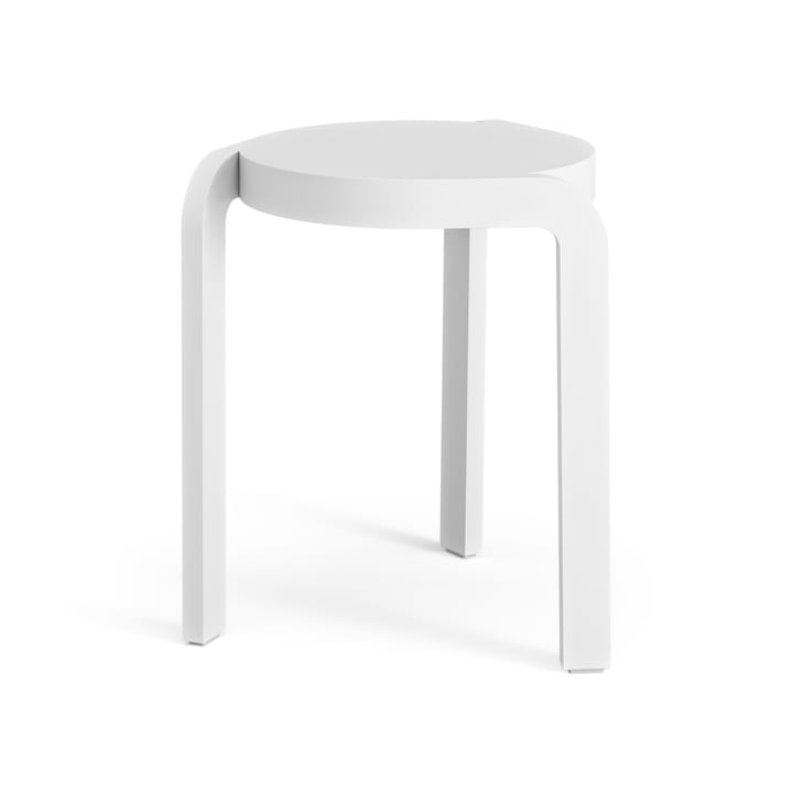 Spin jakkara H44 cm, Saarni valkoiseksi kuultomaalattu Swedese