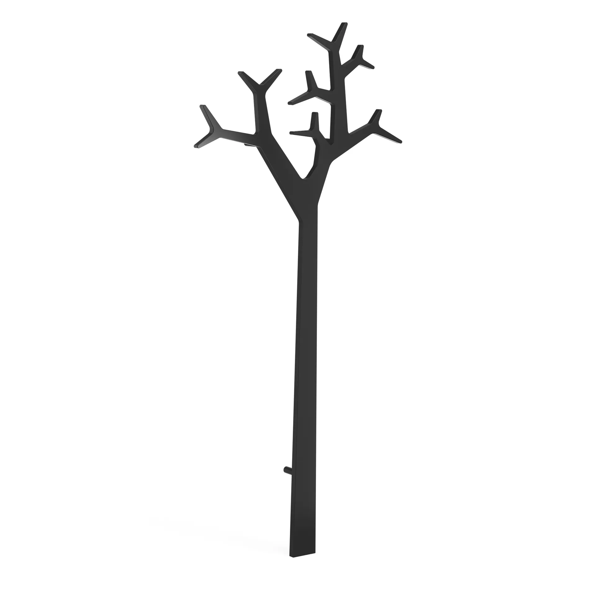 Tree Black Edition seinäänasennettava ripustin 194 cm, Musta Swedese