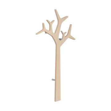 Tree seinäkiinnitteinen naulakko Special Edition 134 cm - Valkopigmentoitu mänty - Swedese