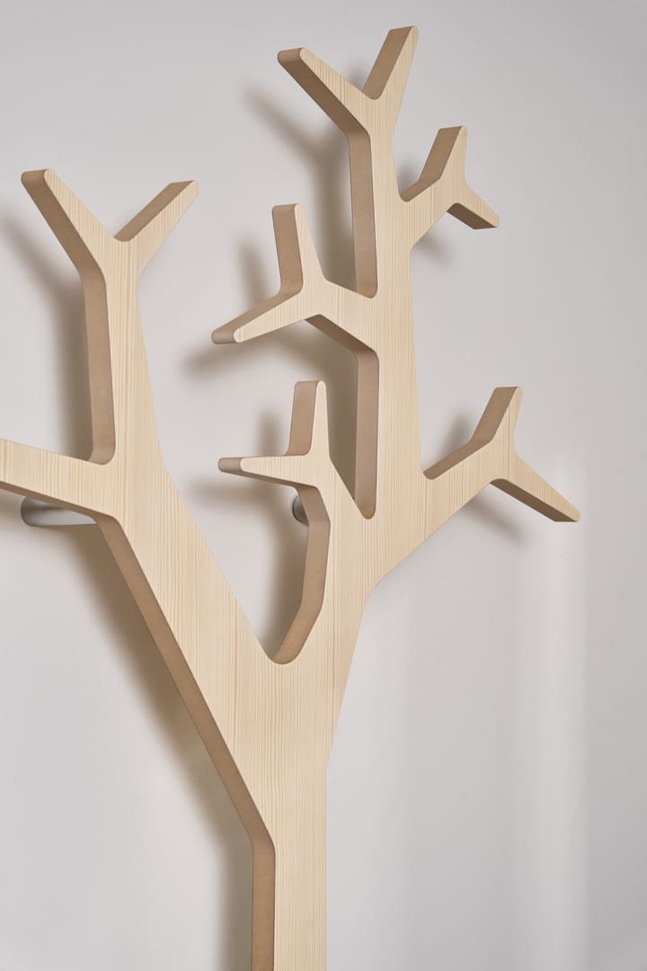 Tree wall seinään asennettava takkiverso Special Edition 194 cm, Valkopigmentoitu mänty Swedese