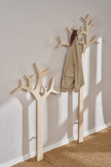 Tree wall seinään asennettava takkiverso Special Edition 194 cm - Valkopigmentoitu mänty - Swedese