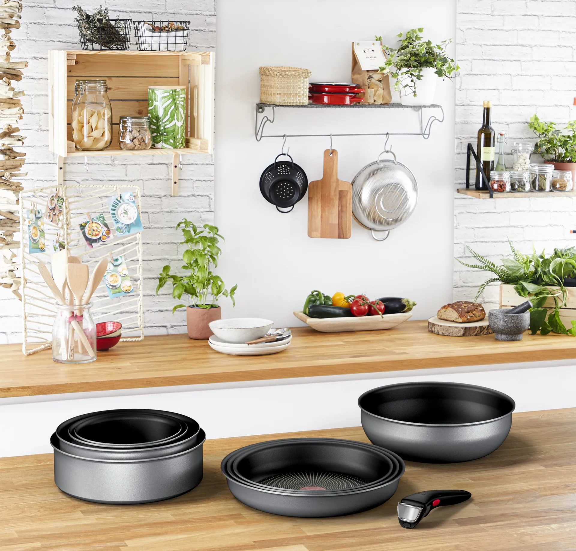 Ingenio Daily chef ON -paistinpannusetti, 8 osaa Tefal