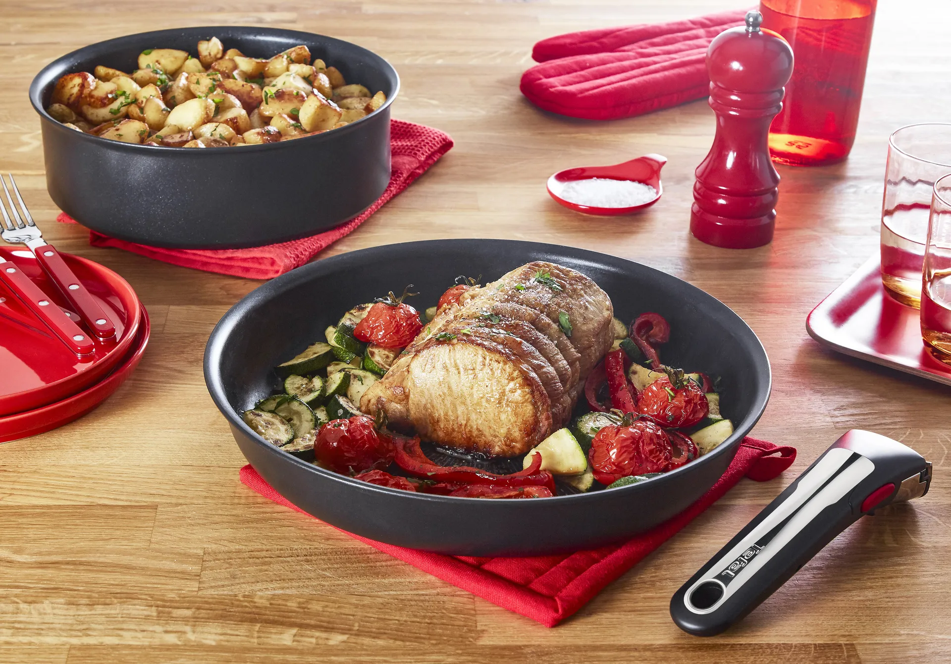 Ingenio Unlimited ON -kattilasetti, 4 osaa Tefal