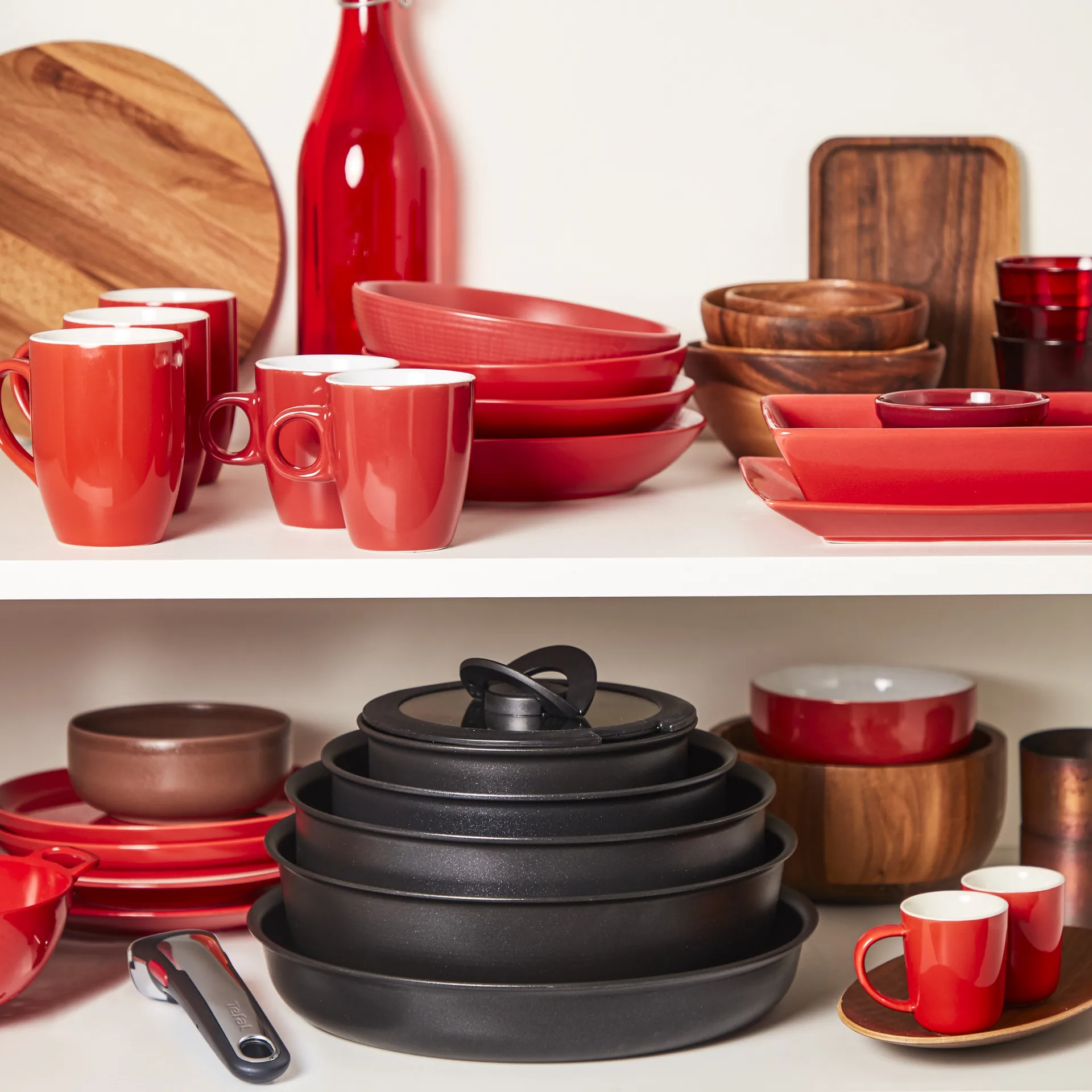 Ingenio Unlimited ON -paistinpannu- ja kattilasetti, 5 osaa Tefal