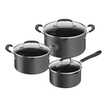Jamie Oliver Quick & Easy -kattilasetti 6 osaa - Hard anodised aluminium
 - Tefal