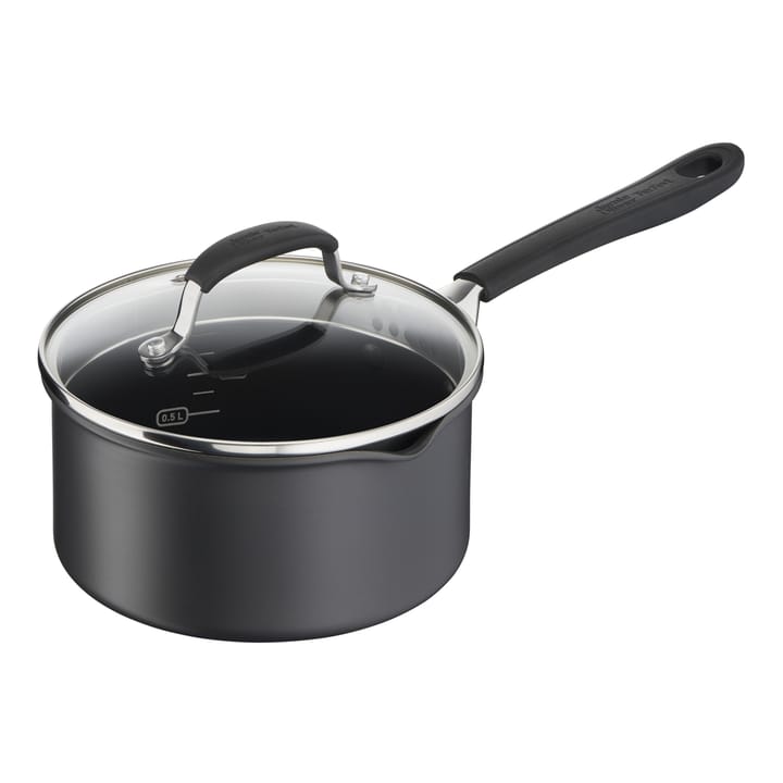 Jamie Oliver Quick & Easy -kattilasetti 6 osaa, Hard anodised aluminium
 Tefal