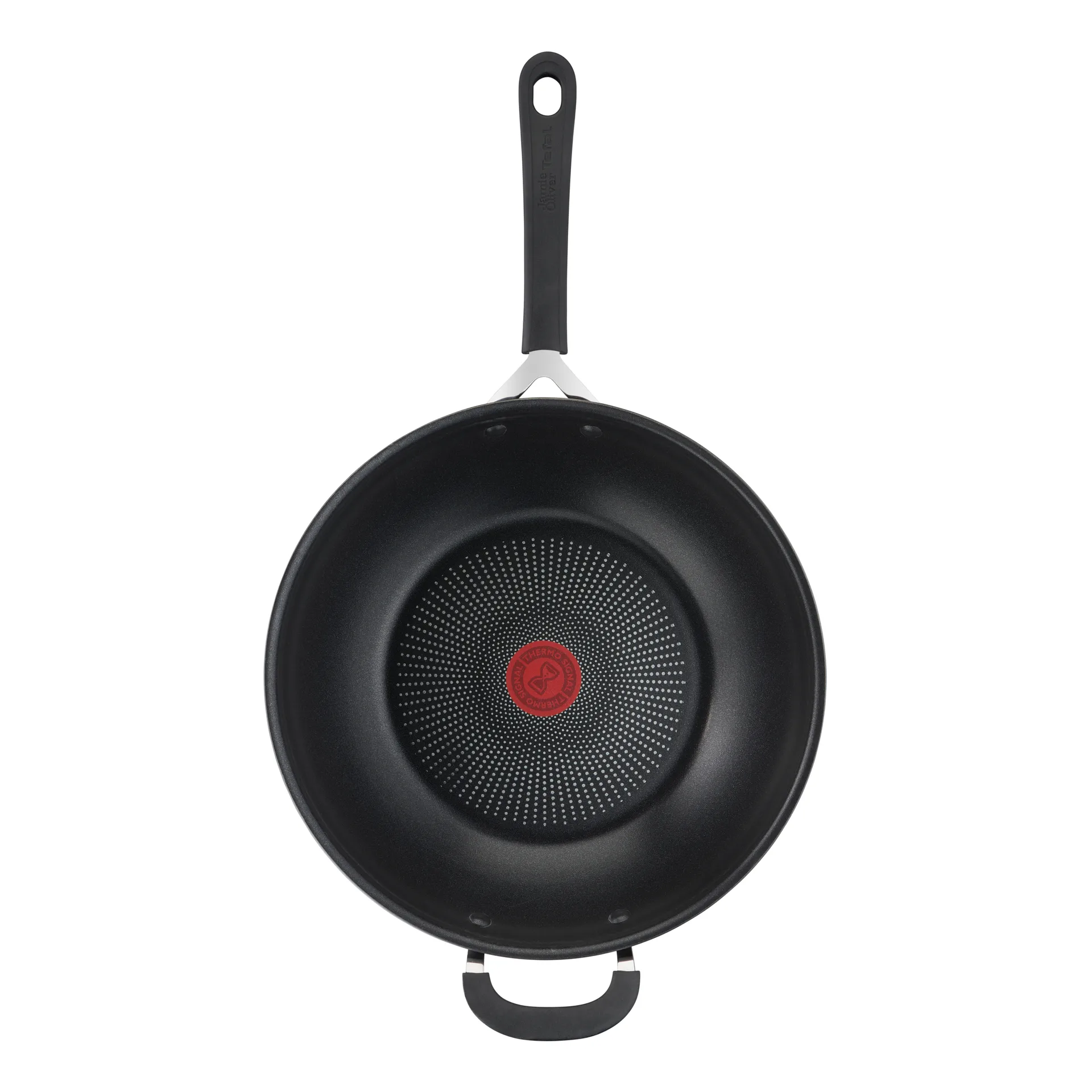 Jamie Oliver Quick & Easy -wokkipannu hard anodisoitu, 30 cm  Tefal