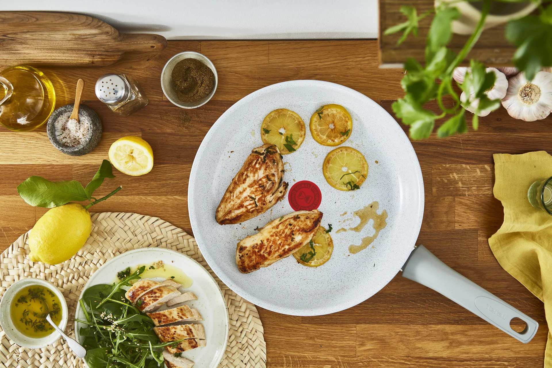 Natural chef -paistinpannusetti, harmaa, 2 osaa Tefal