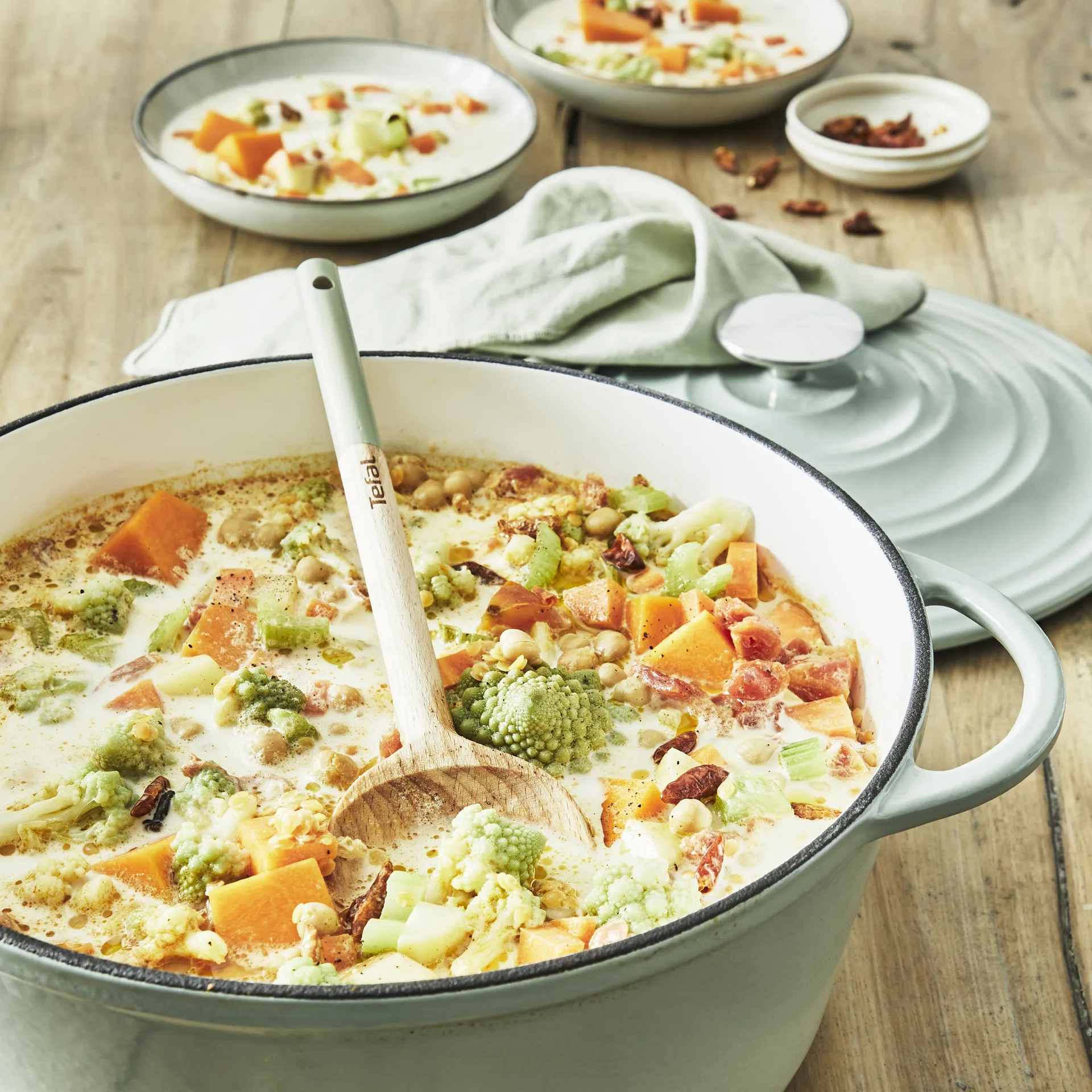 Tefal LOV pyöreä kattila 7,4 L, Vihreä Tefal