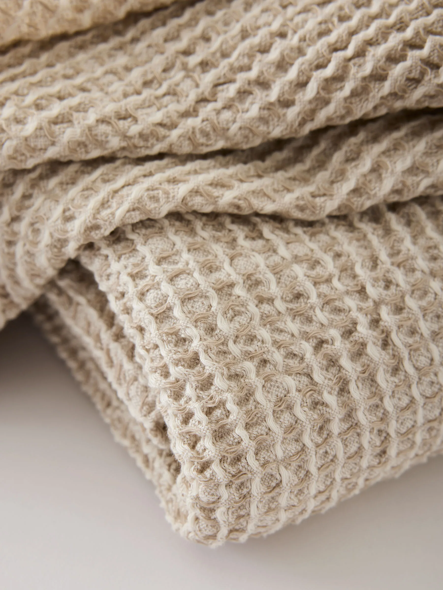 Alva pyyhe 50x70 cm, Beige Tell Me More