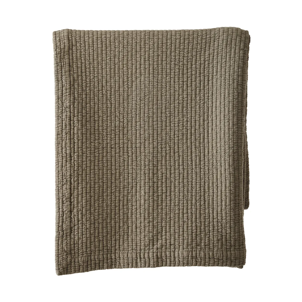 Tell Me More Brick päiväpeite 140x200 cm Oliivi