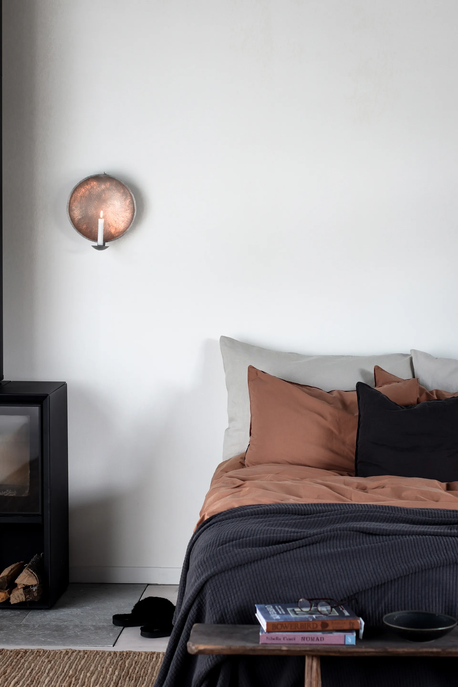 Brick päiväpeite 180x260 cm, Charcoal Tell Me More