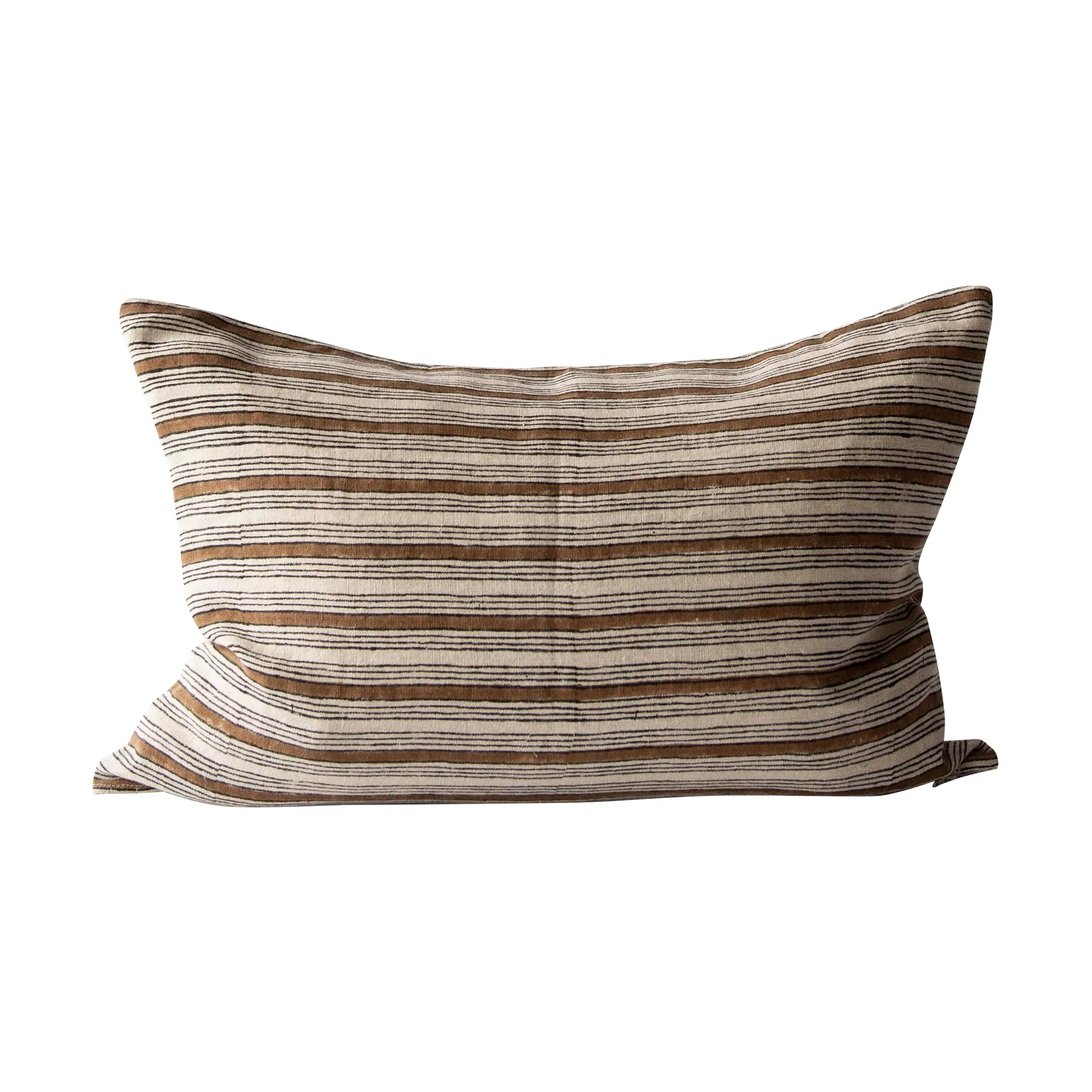 Dino tyynyliina 40x60 cm, Block print ruskea Tell Me More