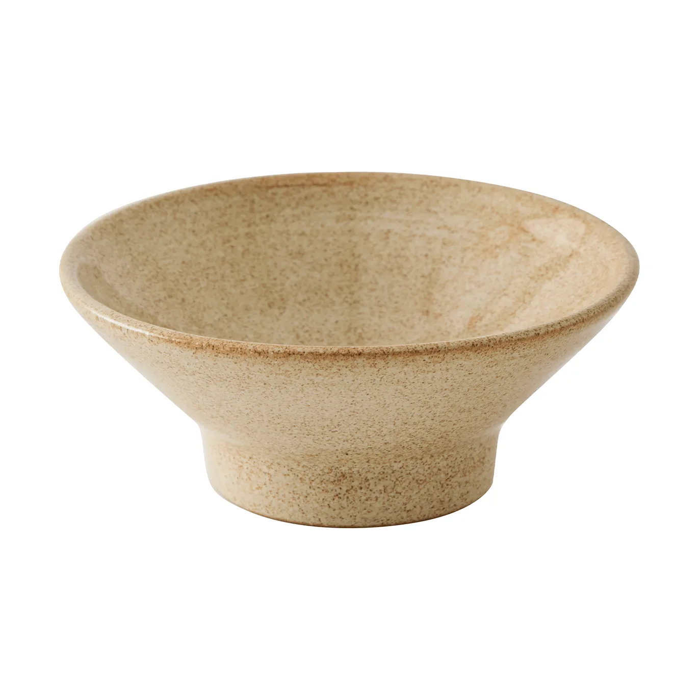 Elio jalallinen kulho, Beige pilkullinen, Ø14,5x6 cm Tell Me More