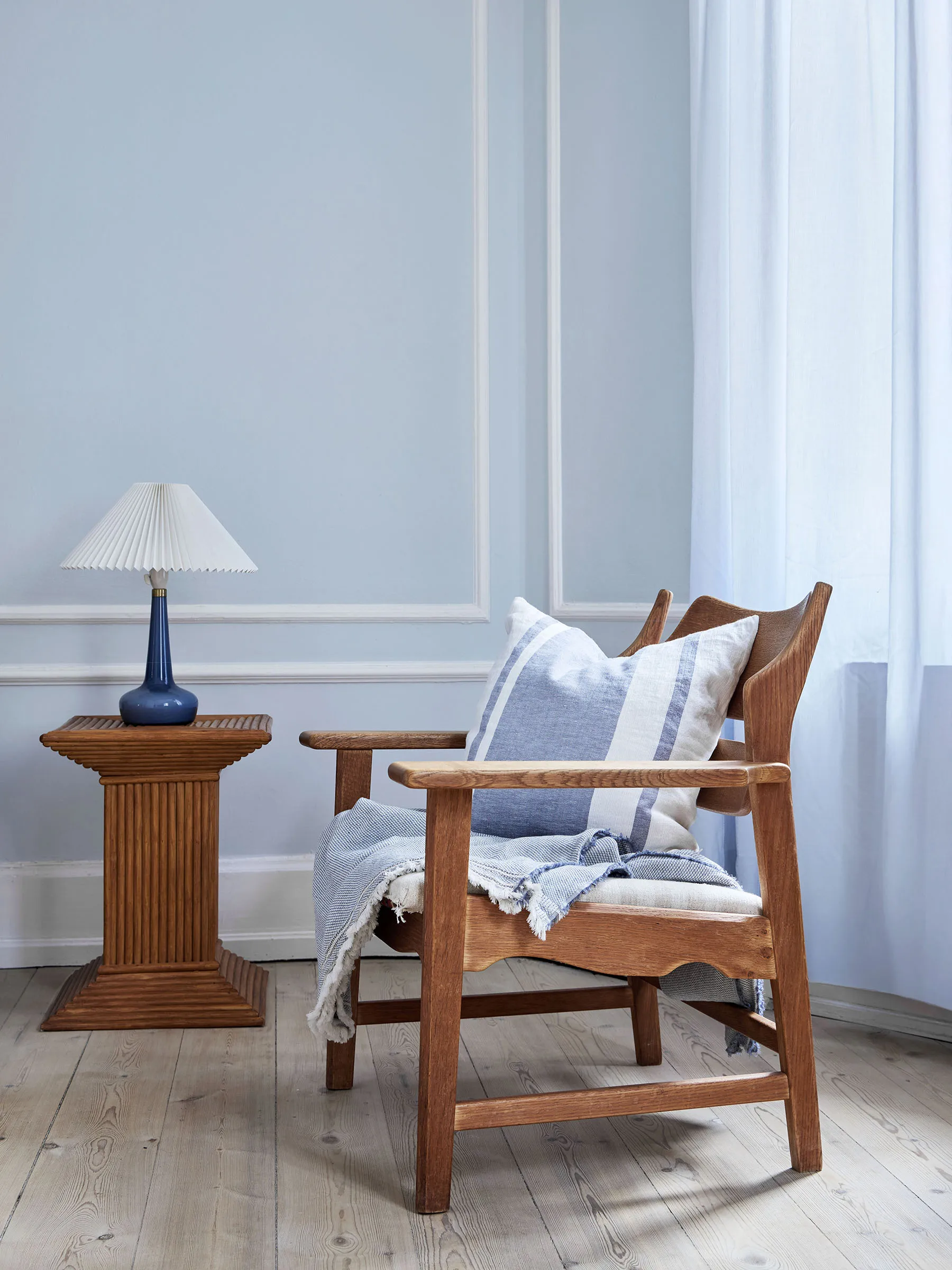 Jules tyynynpäällinen, Blue raita, 50x50 cm Tell Me More