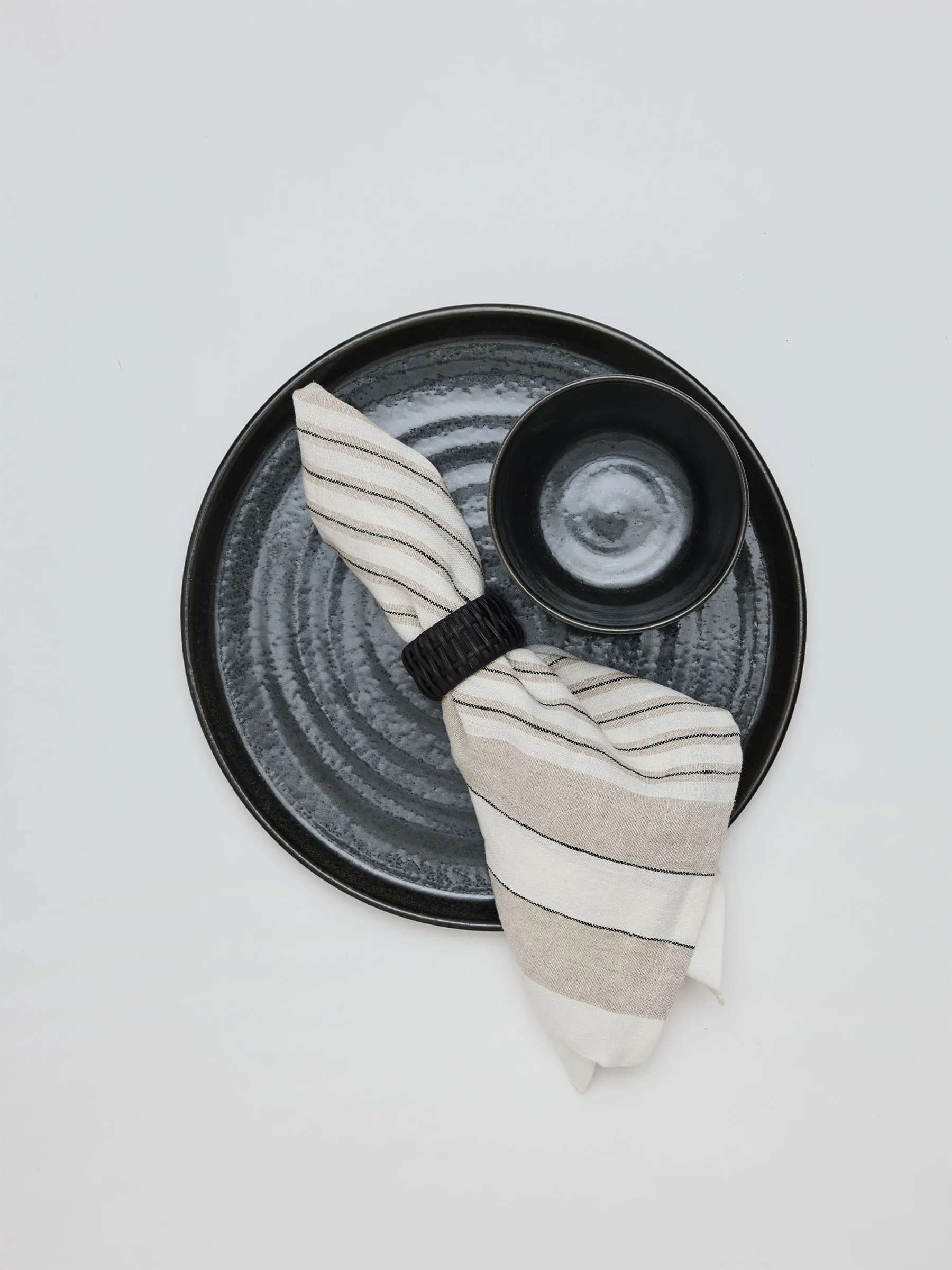 Noah liinaservietti 50x50 cm, Beige raita Tell Me More