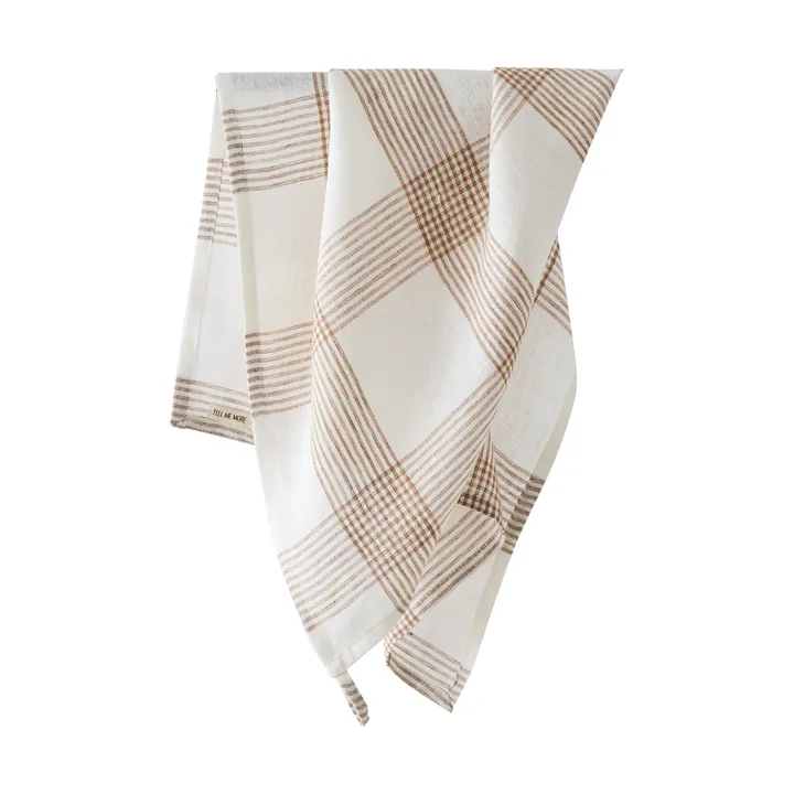 Odette keittiöpyyhe - Ruskea, 50x70 cm - Tell Me More