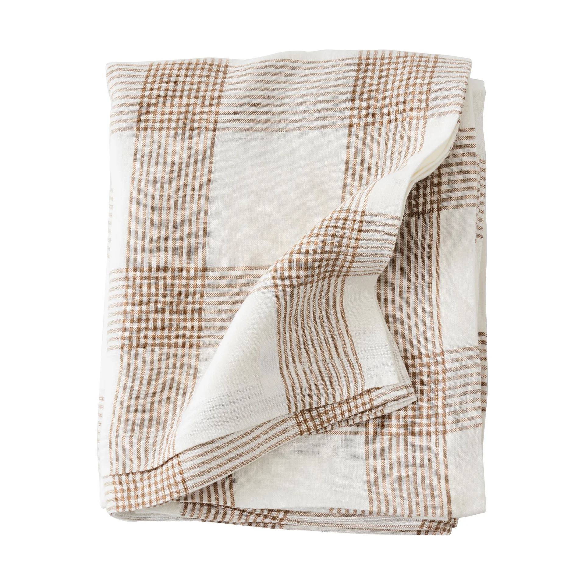 Odette pöytäliina, Ruskea, 145x145 cm Tell Me More