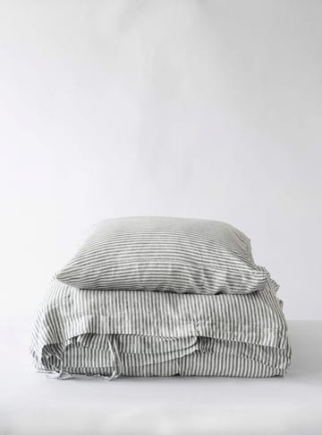 Pussilakana pellava 150 x 200 cm - Grey/white - Tell Me More