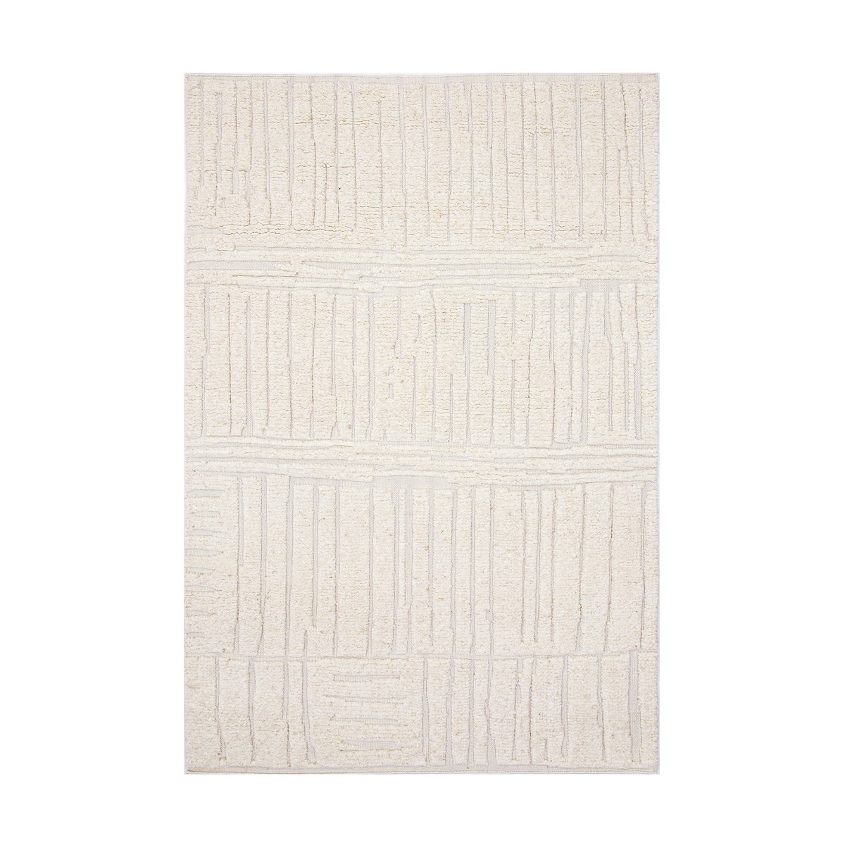 Tell Me More Sandnes villamatto White, 200x300 cm | Skandinaavinen Sisustus | Ryijymatot & Nukkamatot | Valkoinen