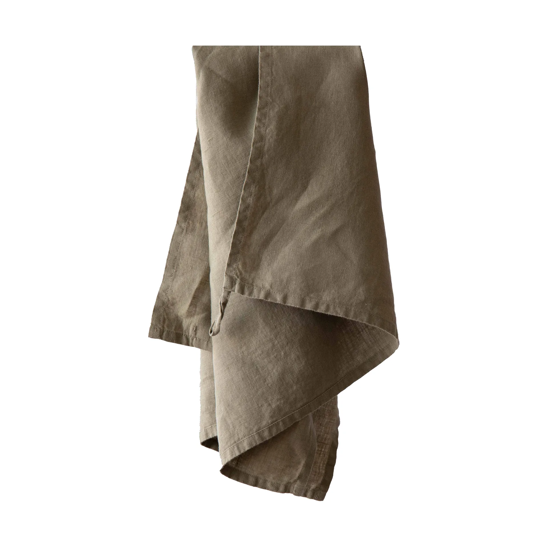 Tell me more -keittiöpyyhe pellavaa, 50 x 70 cm, Oliivi Tell Me More