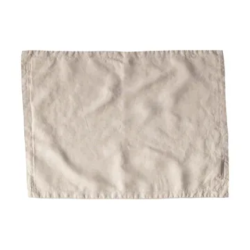 Tell Me More pöytätabletti pellava 35x50 cm - Lämmin harmaa - Tell Me More