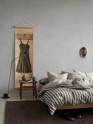 Tell Me More raidallinen pussilakana puuvilla
 - Oliivi, 220x220 cm - Tell Me More