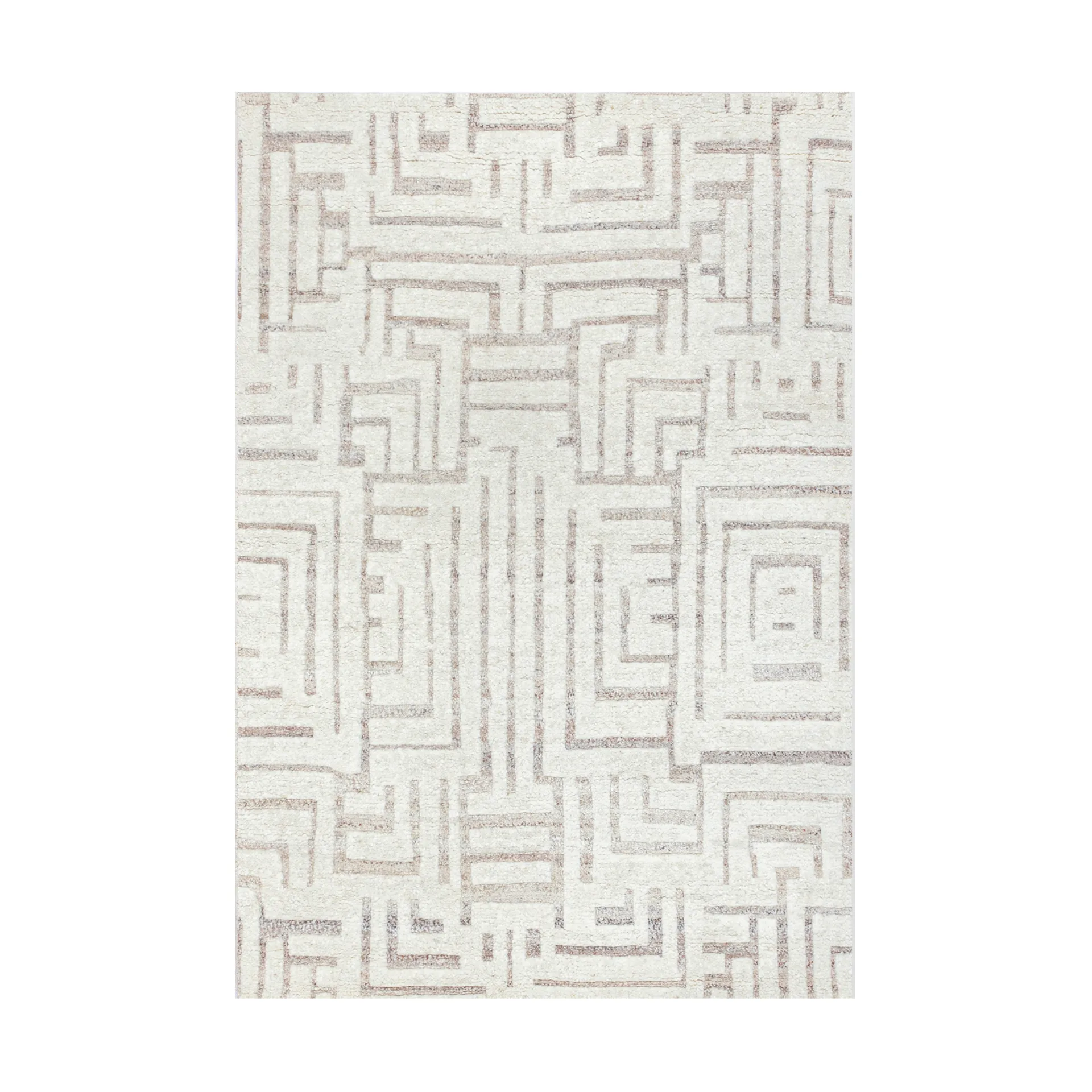 Viby villamatto, Ivory-brown, 170x240 cm Tell Me More