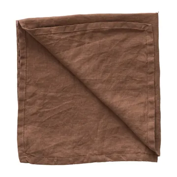 Washed linen servetti - Amber (ruskea) - Tell Me More
